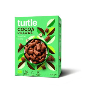 Almofadinhas de Cacau c/ Recheio de Avelãs s/Glúten Bio 300g