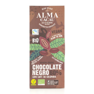 Chocolate Preto 60% c/ Café Bio 100g