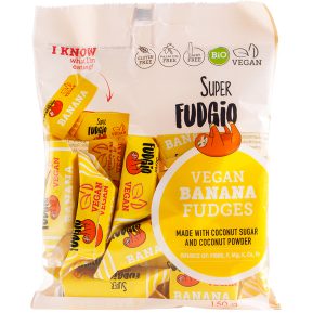 Caramelos sabor Banana c/ Açúcar de Coco s/ Leite Bio 150g