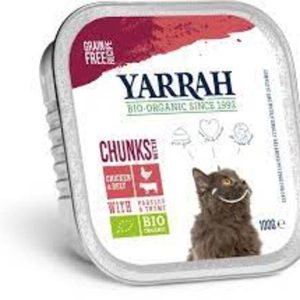 Comida Húmida Gato Frango, Vitela Salsa e Tomilho Bio 100g