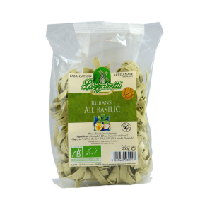 Massa Manjericão e Alho Bio 250g